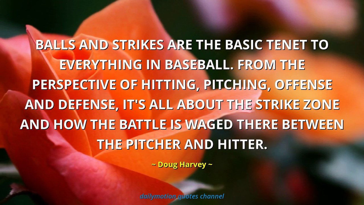 Doug Harvey Quotes #1