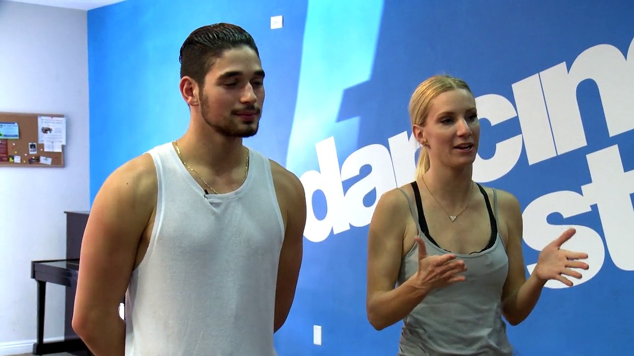 Maks Chmerkovskiy Skyped Into Heather & Alan's Rehearsals From Ohio