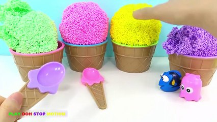 Learn Colors Mickey Mouse SpongeBob Slime ToyFamily Song Nursery Rhy