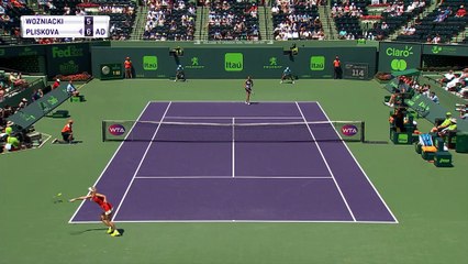 Miami - Wozniacki écarte Pliskova et file en finale
