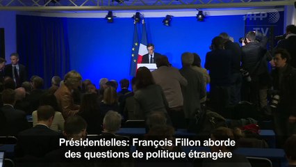 Face à Trump, Fillon veut "repenser" les alliances du pays
