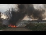 Casandrino (NA) - Roghi tossici, arrestato uomo sorpreso a incendiare rifiuti (31.03.17)