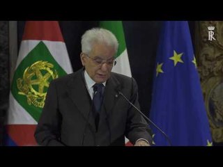 Roma - David di Donatello, Mattarella alla cerimonia di presentazione (29.03.17)