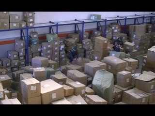 Elmas (CA) - Scoperto il "capannone del falso", denunciati due cinesi (30.03.17)