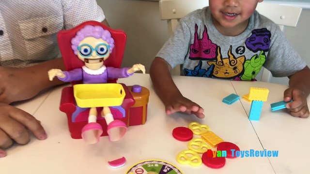 GREEDY GRANNY GAME Family Fun Game For Kids Disney Toys Chocolate Egg Surprise Ryan ToysReview