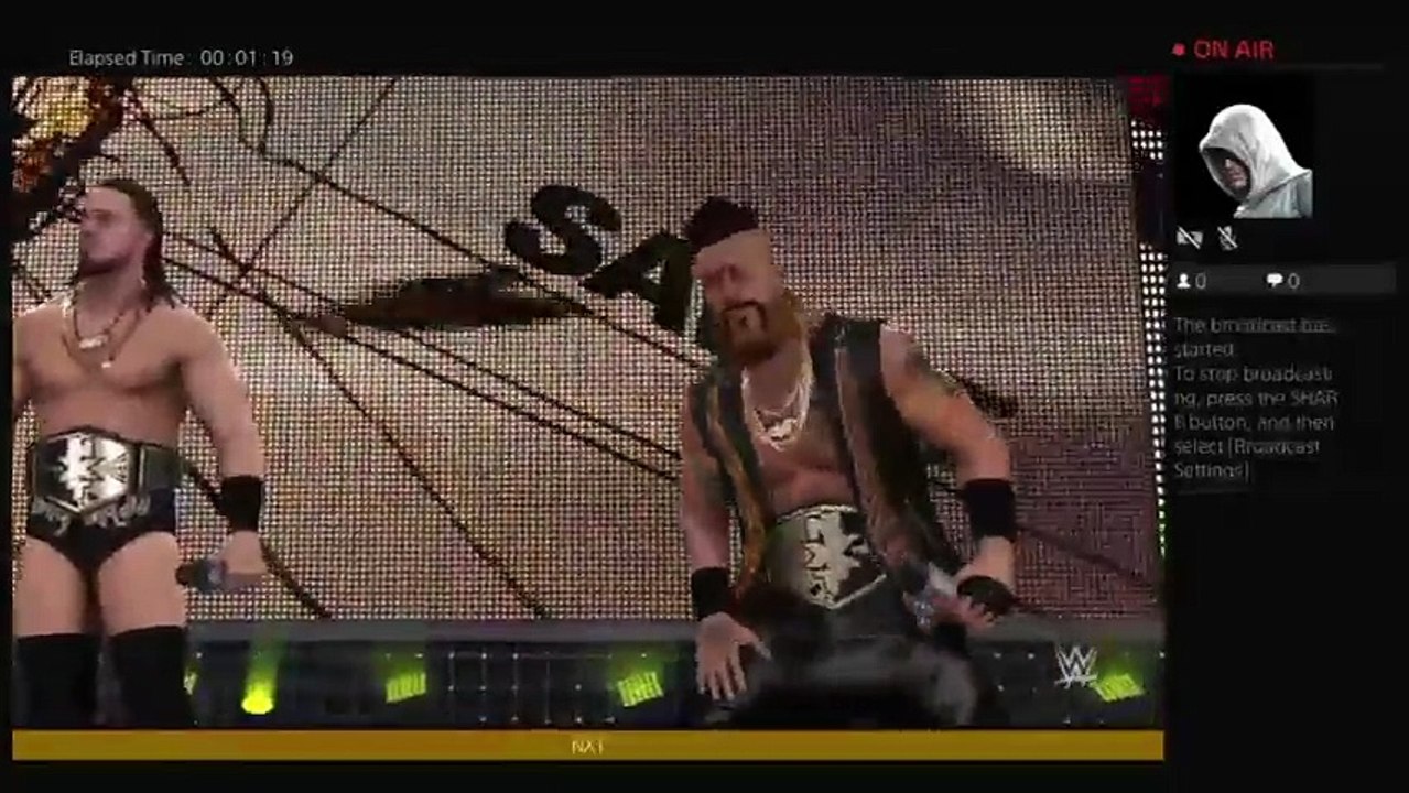 The Ministry Vs Enzo & Big cass Tornado Tag Extreme Rules NXT Tagteam Championship Full match (97)