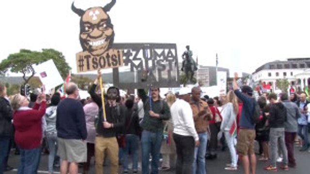 Güney Afrika'da Kabinede Değişikliği Protesto Edildi (1) - Cape