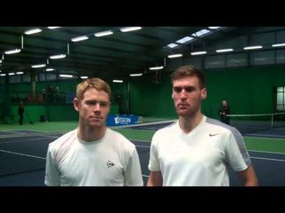 Ed Corrie & Dan Smethurst after winning back to back doubles titles in Sheffield and Wirral