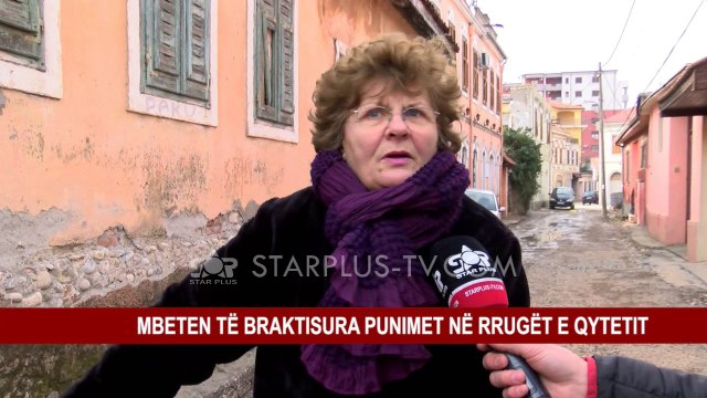 MBETEN TË BRAKTISURA PUNIMET NË RRUGËT E SHKODRËS