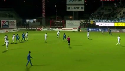 Ande Dona Ndoh Goal HD - Niort 1-0 Auxerre 31.03.2017