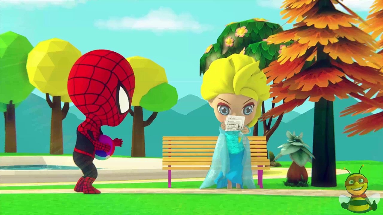 Frozen Elsa Extractions TOOTH Decay Sweet Candy w Spiderman Superhero in Real Life 3D