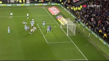 1-0 Goal England  Championship - 31.03.2017 Derby County 1-0 QPR