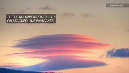 What are lenticular clouds?