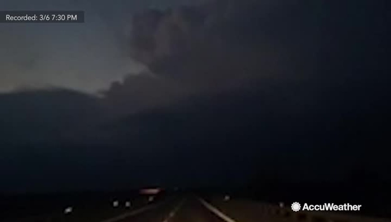 Severe weather outbreak underway in the Topeka, Kansas area