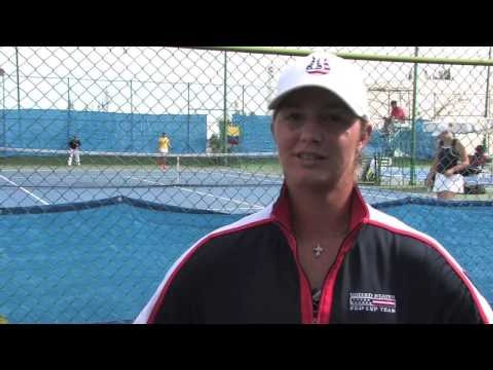 Interview with Junior Fed Cup player Katerina Stewart (USA)
