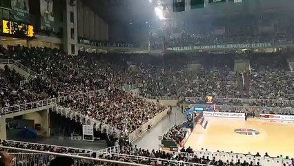 Η φανταστική ατμόσφαιρα του ΟΑΚΑ - Παναθηναϊκός vs. ΤΣΣΚΑ - 31.03.2017