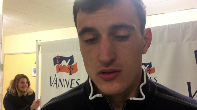 Paulin Riva après Vannes - SA XV