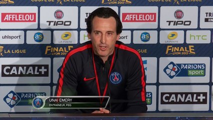 Finale CdL - Emery : "Jouer avec de la personnalité"