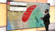 Stormy pattern to persist across central US