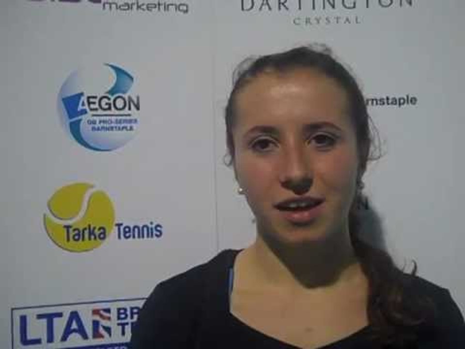 Annika Beck   Barnstaple champion 2012