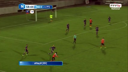 Alami qui arrive à centrer, mais son centre finit dans le petit filet