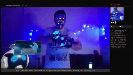 GER/PS4 Dj Pyro DragonTv Spezialstream 1Stunde LED Show (53)