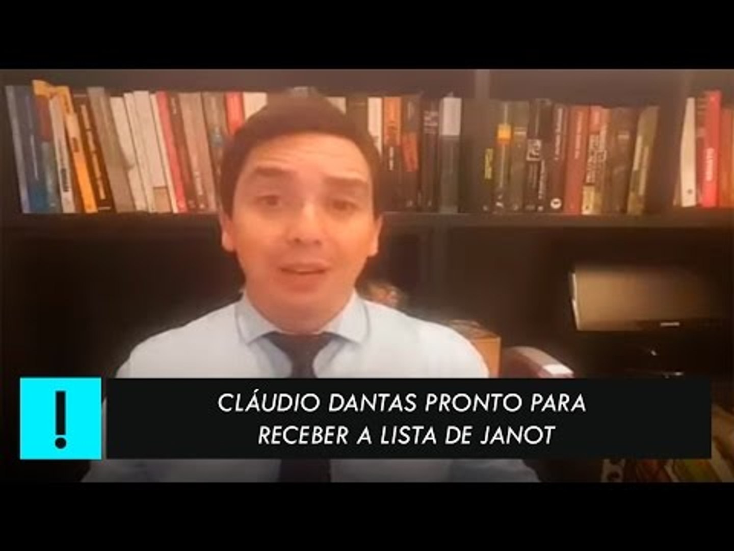 Cláudio Dantas pronto para receber a lista de Janot