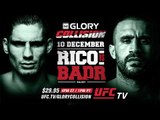 GLORY: Collision Rico vs. Badr on December 10th