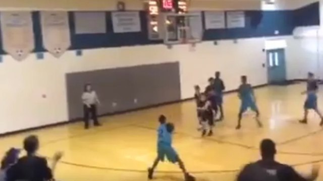 Middle School Basketball Player Jamarion Styles DRAINS Three-Pointers with NO HANDS!