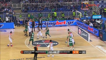 Παναθηναϊκός 85-80 ΤΣΣΚΑ – Πλήρη Στιγμιότυπα (Β’ Ημίχρονο -3η/4η Περίοδος) 31.03.2017