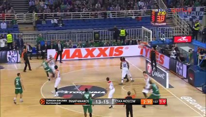 Panathinaikos 85-80 CSKA – Full Highlights – First Half – 31.03.2017