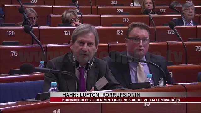Johannes Hahn: Luftoni korrupsionin - News, Lajme - Vizion Plus