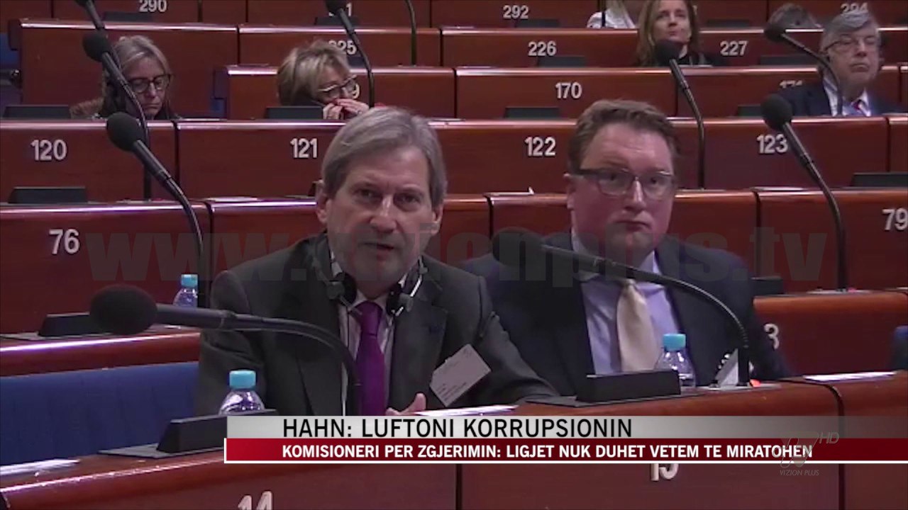 Johannes Hahn: Luftoni korrupsionin - News, Lajme - Vizion Plus