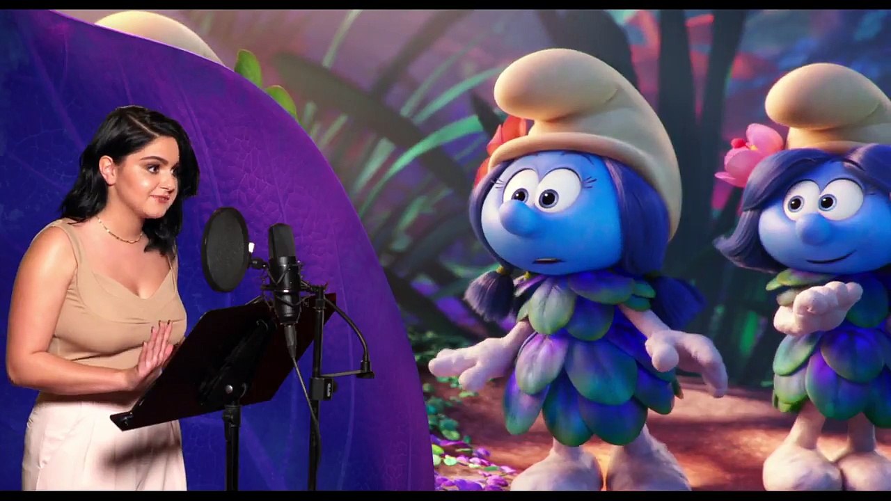 Smurfs The Lost Village - Voice Actor Side-By-Side B-Roll