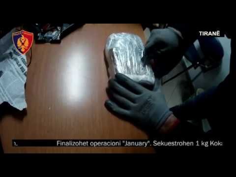 Operacioni January - Tiranë, kapet 1 kg kokainë, 2 në pranga një në kërkim