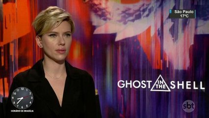 Scarlett Johansson vive policial ciborgue em ´A Vigilante do Amanhã´