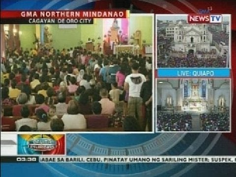 BP: Libu-libong deboto, lumahok sa prusisyon ng Itim na Nazareno sa Cagayan de Oro City