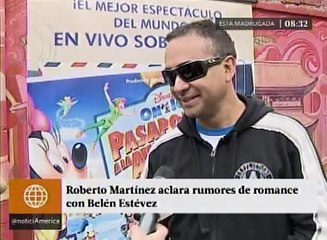 Roberto Martínez aclara 'ampay' con Belén Estévez