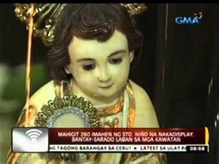 24 Oras: Nagnakaw sa antigong imahen ng Sto. Niño sa Pampanga, patuloy na inaalam