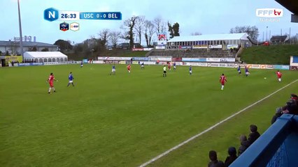 Belle tête directement sur le gardien