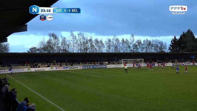 Corner bien tiré et tête captée par S.Veron