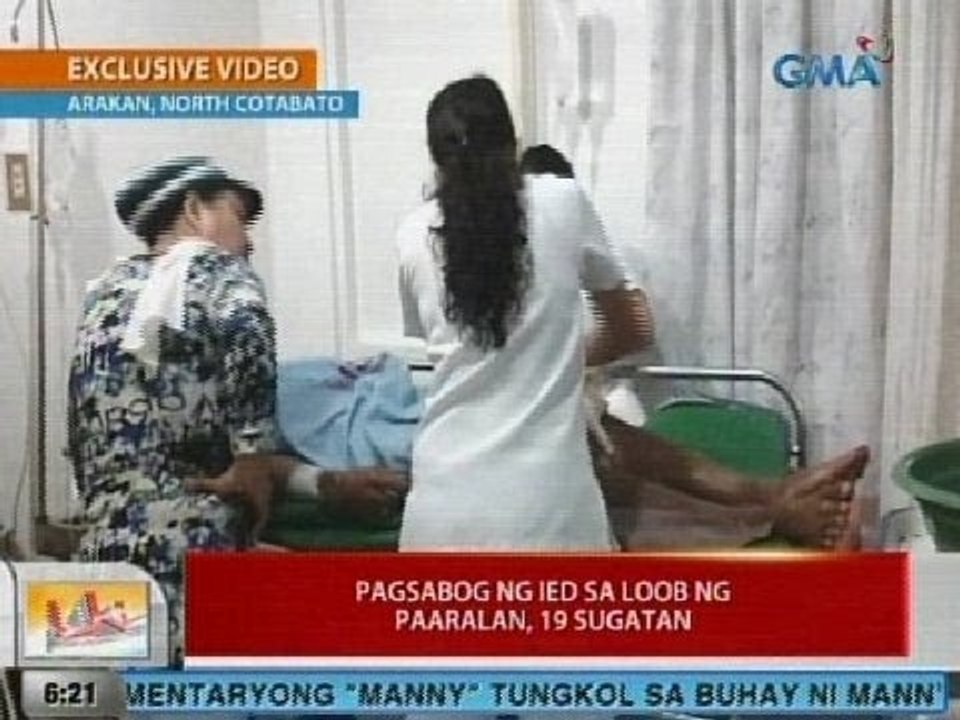 UB: Pagsabog ng IED sa loob ng paaralan sa Arakan, North, Cotabato, 19 sugatan