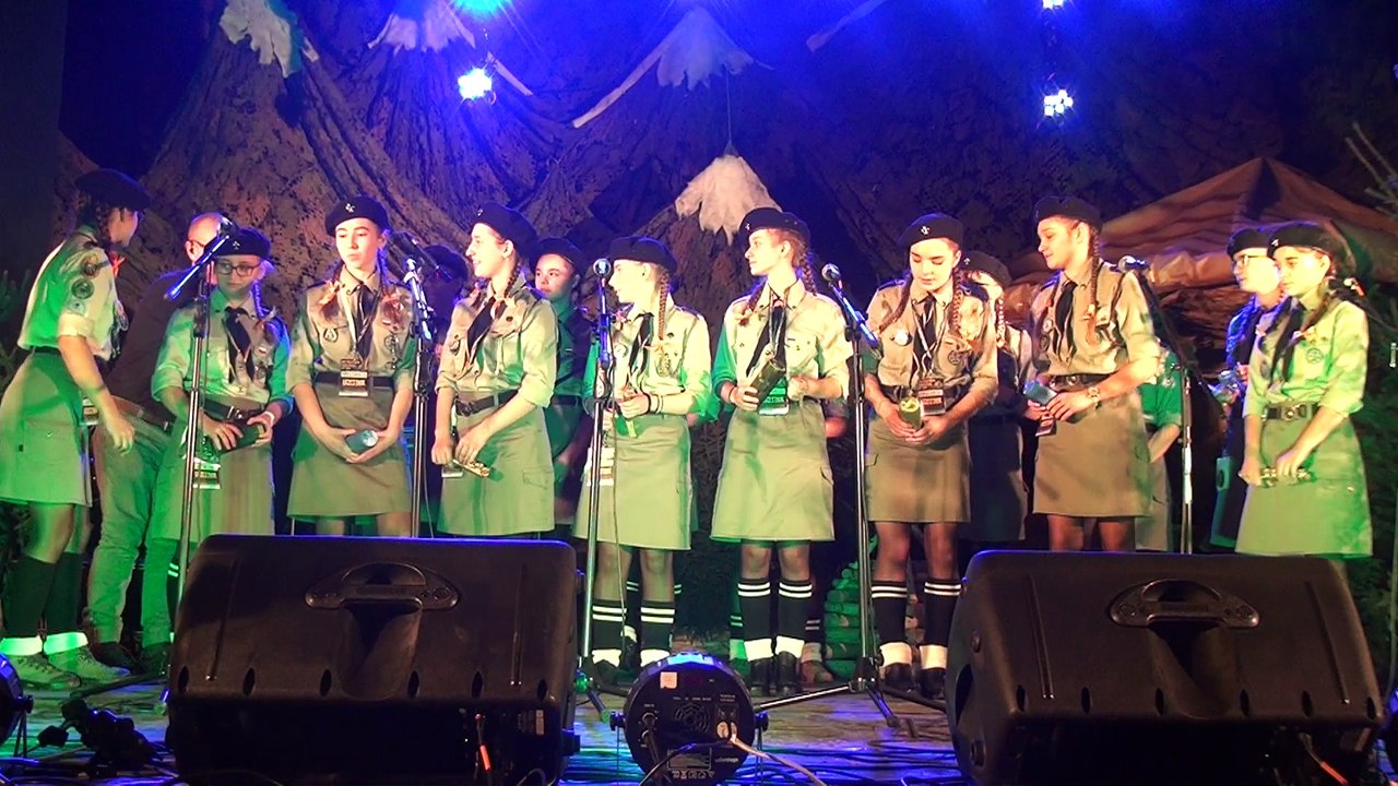 Czerwona róża Zespół ’’Jedyneczka ’’ Hufiec ZHP Łańcut.  Festiwal HIT 2016