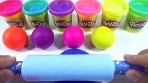 Learn Colors with Play Doh !! Play Doh Ice Cream Popsicle Pa Pig Elephant Molds Fun for Kids-sOp9