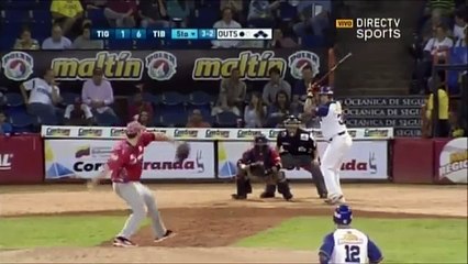 ¡Recordando! Diego Ricol Freyre: Álex Cabrera la saca con 3 en bases ante los Tigres en la 2015-2016