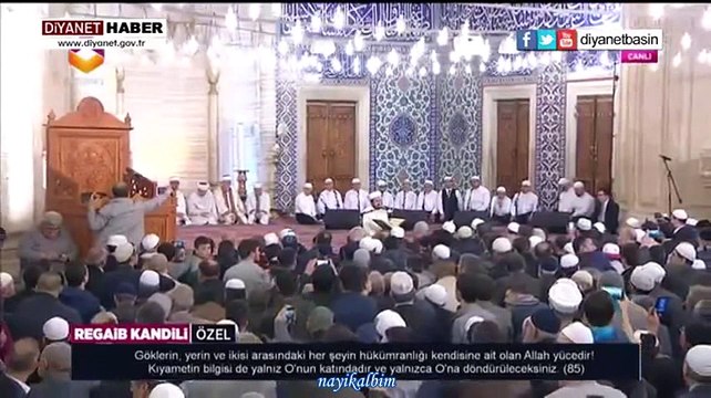Ali Tel Zuhruf suresi Regaip 2017