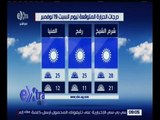 غرفة الأخبار | تعرف على درجات الحرارة المتوفعة اليوم السبت 19 نوفمبر