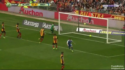 But Cristian Battocchio Lens 0-1 Brest 01.04.2017