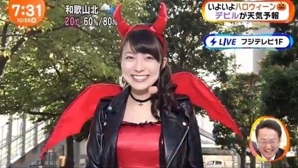 【感動】お天気キャスター阿部華也子ちゃんのハロウィンコスプレ【アリスバージョン】