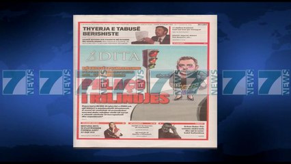SHTYPI I DITES ME TITUJT E GAZETAVE E ENJTE 2 SHKURT 2017 - News, Lajme - Kanali 7